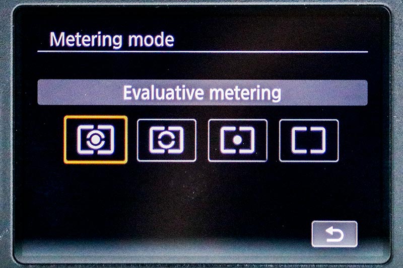 Metering Modes - Canon Rebel T7i